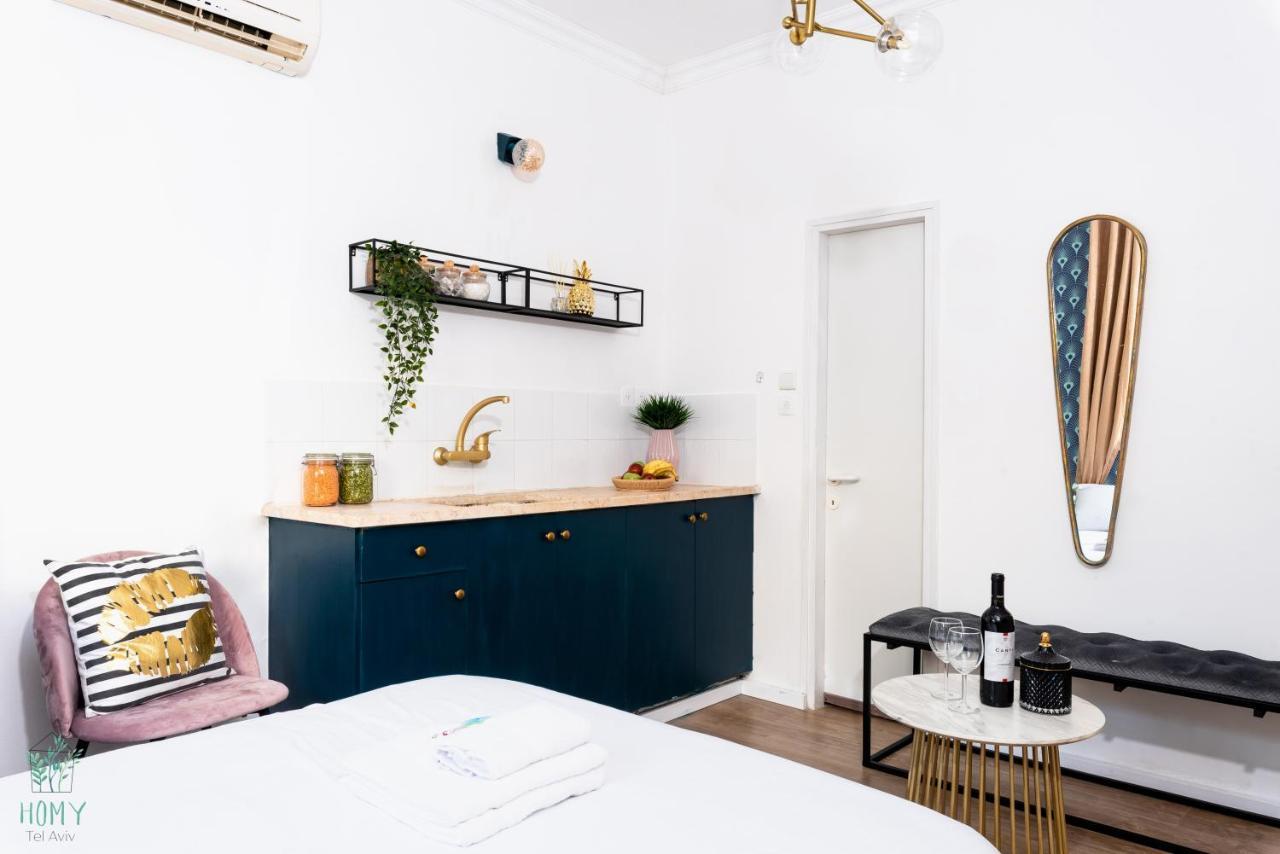 תל אביב Stylish Studio Apartments On Dizengoff By Homy מראה חיצוני תמונה
