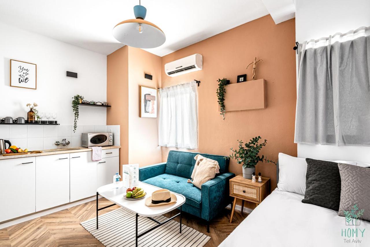 תל אביב Stylish Studio Apartments On Dizengoff By Homy מראה חיצוני תמונה