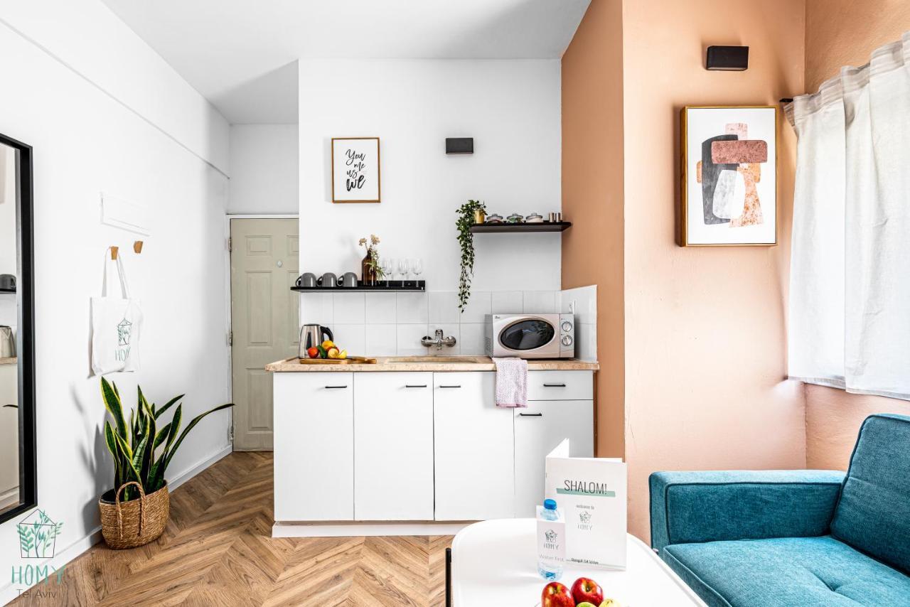 תל אביב Stylish Studio Apartments On Dizengoff By Homy מראה חיצוני תמונה